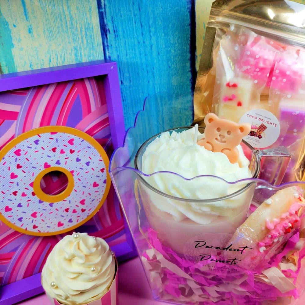 Cafe Delights Valentine's Scented Soy Candle Gift Set 387 ml/ 13 oz